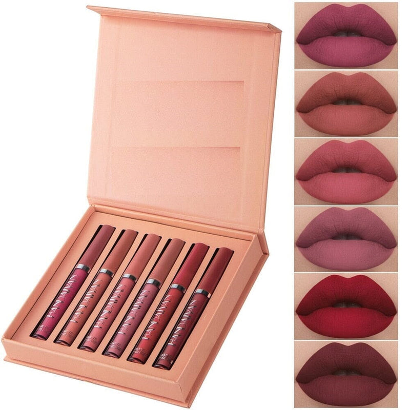 Glamour Matte Lipstick - kit with 6 units