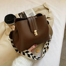 Retro Leather Bag - Wide Strap