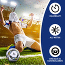 Bola de Futebol Oficial Tamanho 5 – Costura Automática, PVC, Resistente, Antiderrapante para Treino e Partidas