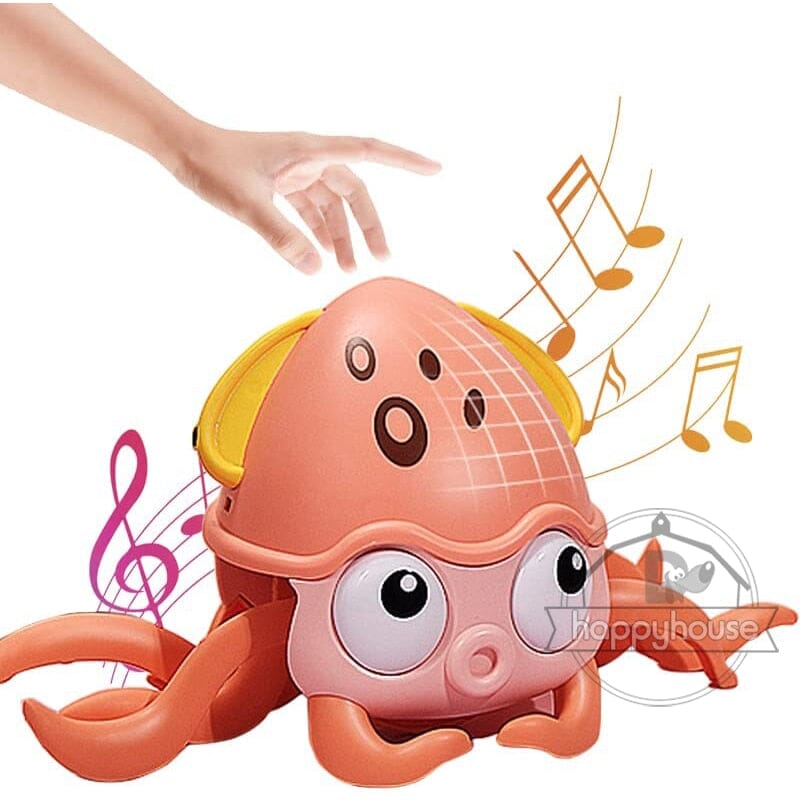 Runaway Crab and Octopus Toy with Obstacle Sensor