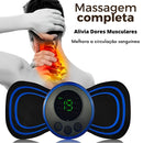 Kit 2 Peças Mini Massageador Elétrico Portátil para Alívio de Dores no Pescoço e Corpo Cervical Alivia Dores