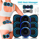 Kit 2 Peças Mini Massageador Elétrico Portátil para Alívio de Dores no Pescoço e Corpo Cervical Alivia Dores